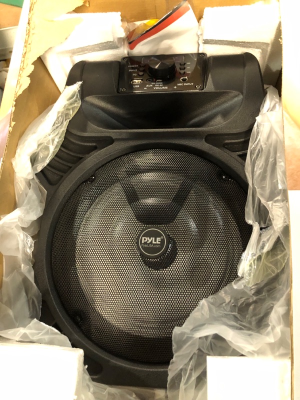 Photo 2 of Pyle 400W Portable Bluetooth PA Loudspeaker - 8” Subwoofer System