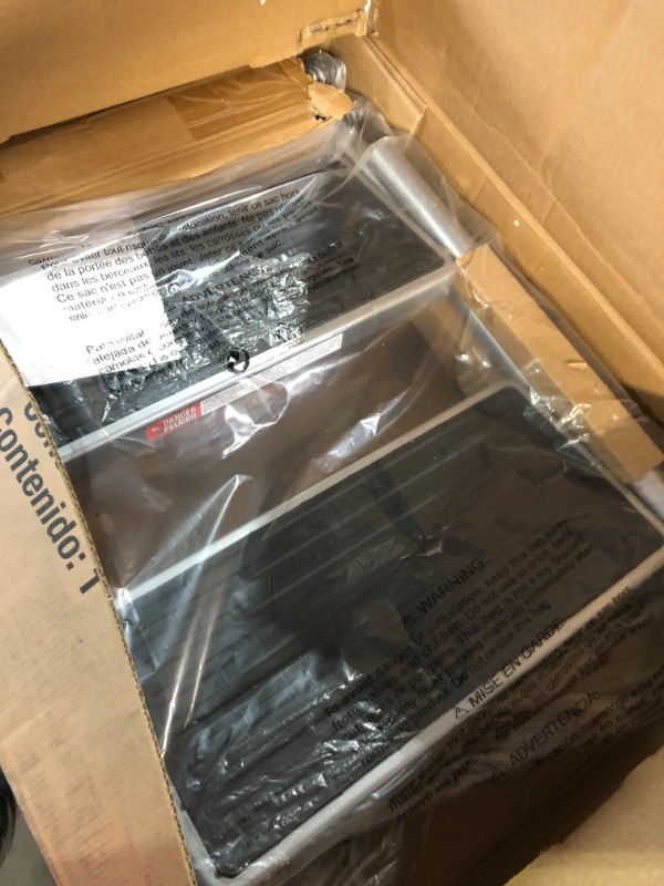 Photo 1 of Cosco 2-Step Rolling Step Ladder, Grey