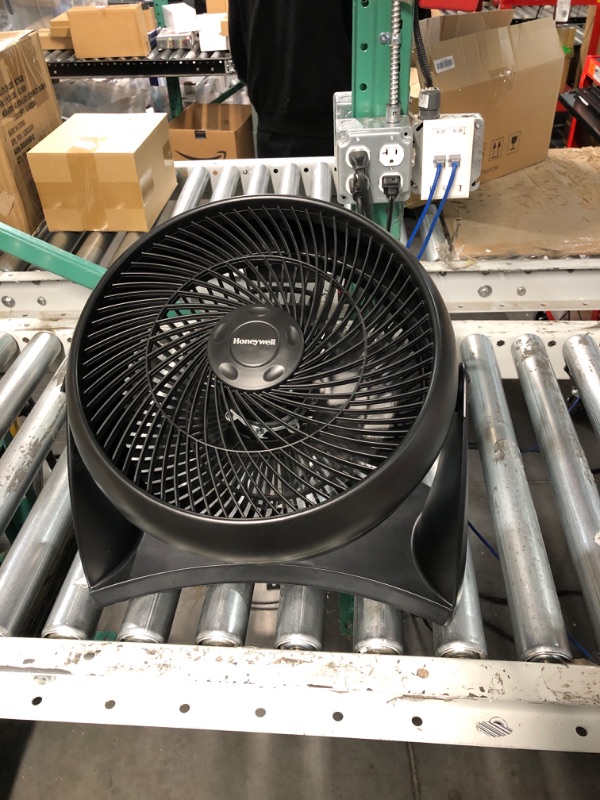 Photo 2 of 12 in. 3 Speed Whole Room Circulator Floor Fan