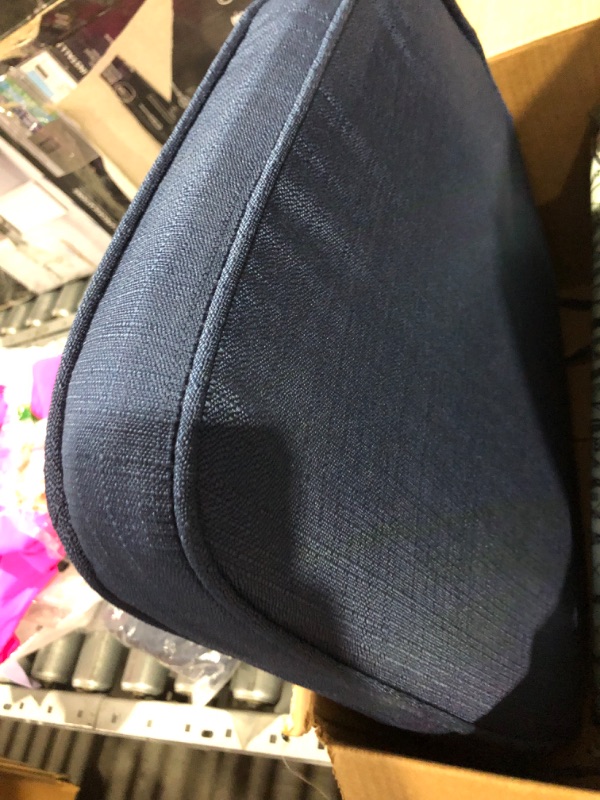 Photo 6 of **FOAM HAS CUTS**SEE PHOTOS**
SUNROX Gel Memory Foam Chair Cushio Outdoor/Indoor Reversible Chair Seat Cushion Set of 4 Navy, 17 x 16 inch