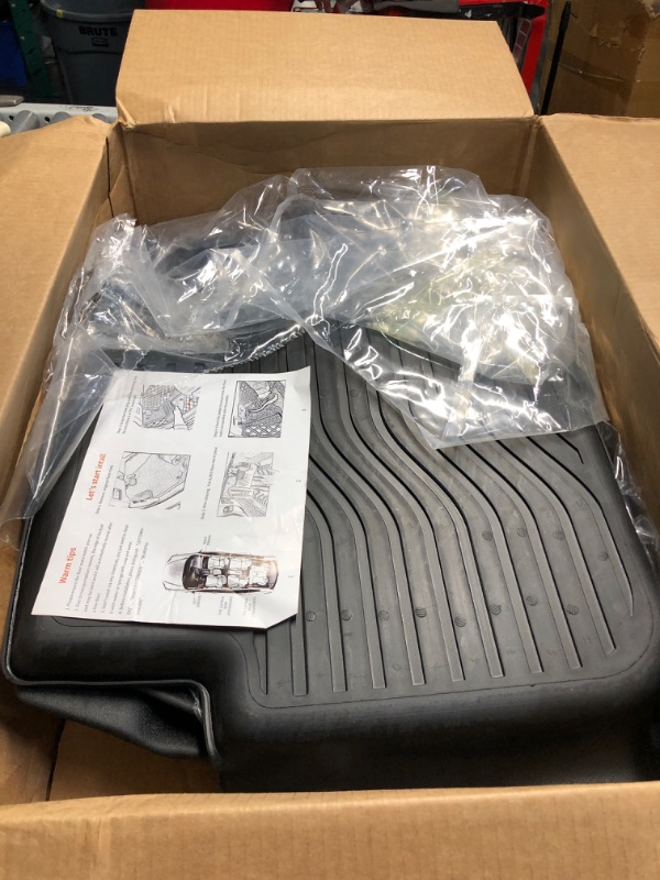 Photo 2 of [READ NOTES]
All Weather Floor Mats Fit for Ford Explorer 2020-2024 2025 6 Seat TPE Rubber Liners Set