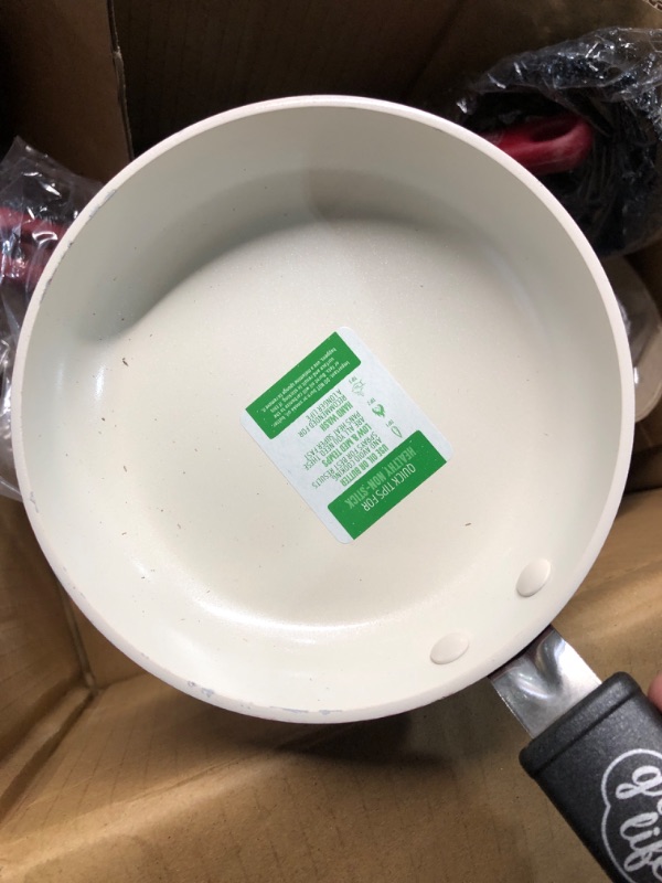 Photo 1 of (READ FULL POST) GreenLife Soft Grip Healthy Ceramic Nonstick 16 Piece Kitchen Cookware Pots