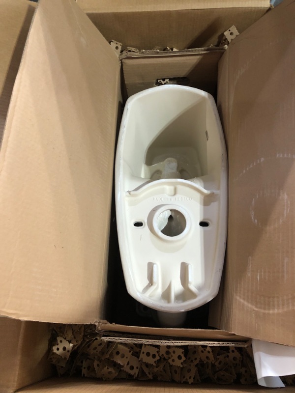 Photo 3 of **BOX ONE OF FOUR** ONLY COMES WITH BASE OF TOILET**
American Standard 606AA001.020 H2Optimum Two-Piece Toilet with Toilet Seat