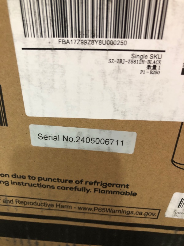 Photo 3 of ***ITEM TESTED FOR POWER, UNABLE TO TEST FURTHER*** COWSAR Ice Maker Countertop, Portable Ice Machine with Self-Cleaning, 26.5lbs/24Hrs, 9 Bullet Ice Cubes 1Hr Black 1