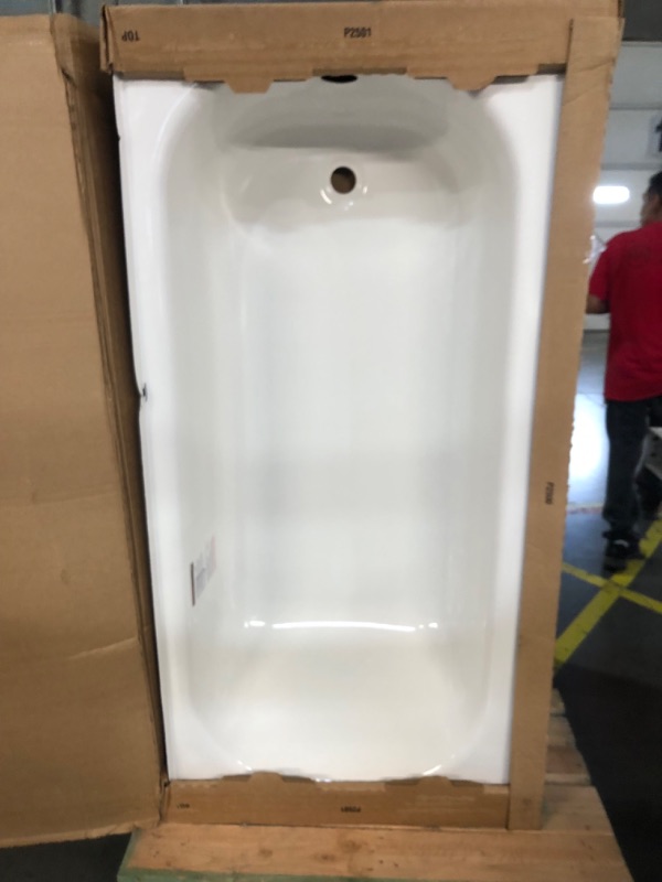 Photo 2 of ***SEE NOTES*** Bootz Industries Aloha 60 in. x 30 in. Soaking Bathtub with Right Drain in White