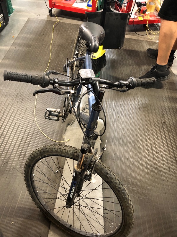 Photo 1 of ***STOCK PHOTO REFERENCE ONLY*** HILAND 26 inch Mountain Bike for Mens and Womens, 3/6 Spoke Wheel, 21 Speed Rear Derailleur, Aluminum Frame with Front Suspension, Bicycle for Adult gray