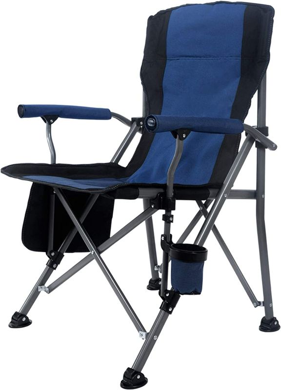 Photo 1 of ***CHAIR ARM DAMAGED - SEE PHOTOS*** MaiuFun Portable Camping Chair (Blue)