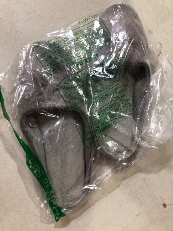 Photo 1 of BCTEX COLL Cozy Velvet Memory Foam House Slipper (Women’s Size 10)