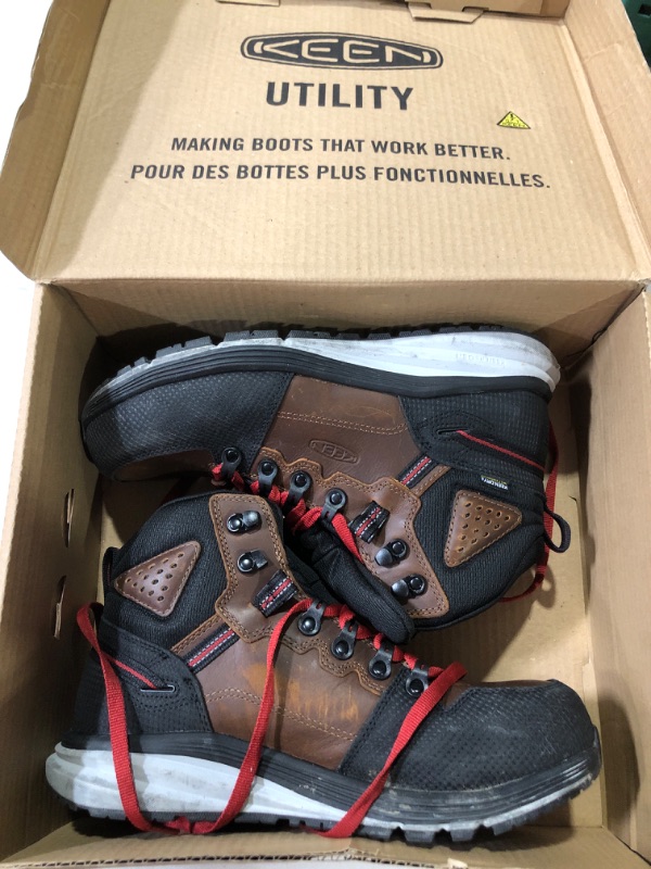 Photo 2 of KEEN Utility Red Hook Mid Height Composite Toe Waterproof Warehouse/ Work Boots (Men's Size 9.5)