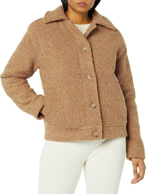 Photo 1 of Amazon Aware Women's Recycled Polyester Sherpa Jacket (Large)