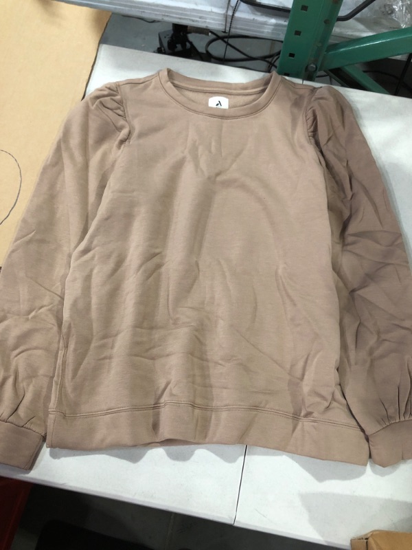 Photo 2 of Amazon Aware Puffed Sleeve Sweatshirt (Women's Size Large)