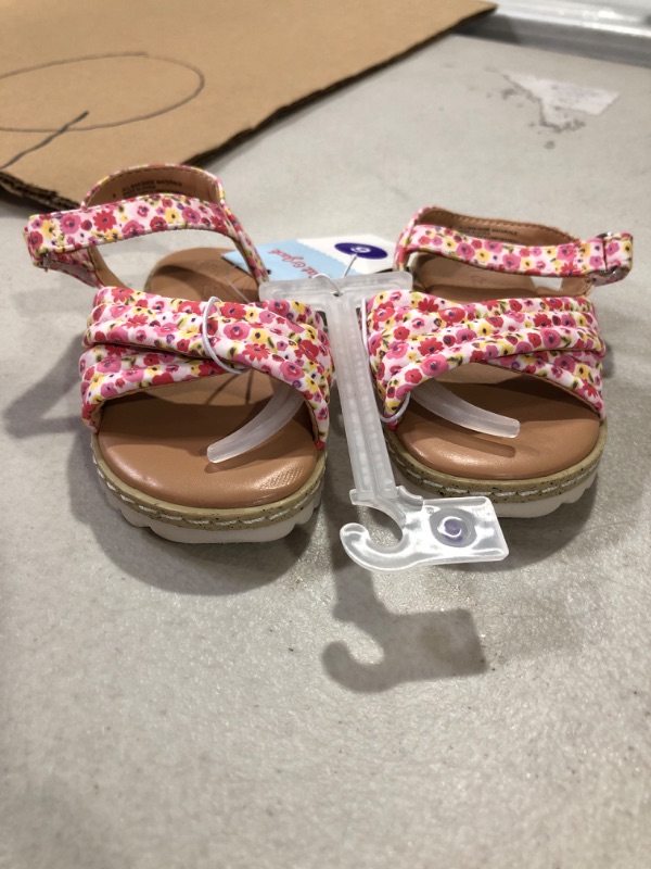 Photo 2 of Cat & Jack Floral Sandals (Kid's Size 6)