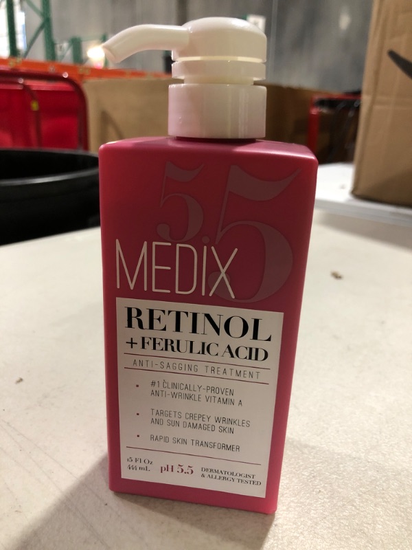 Photo 2 of Medix 5.5 Retinol Body Lotion Firming Moisturizer 15 Fl Oz 