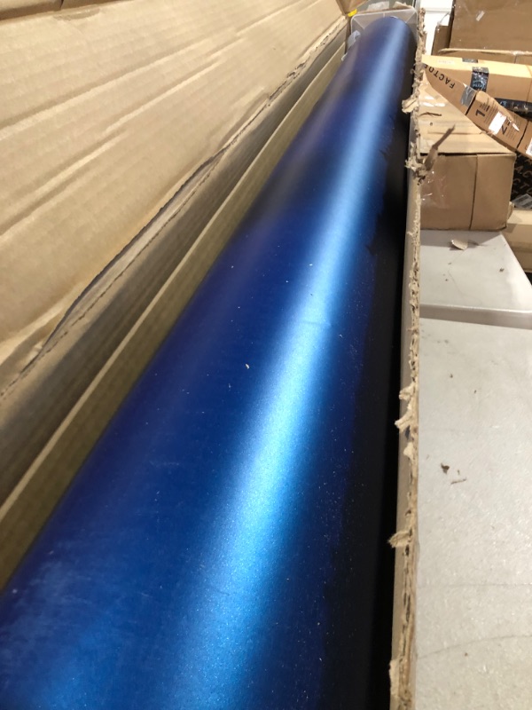 Photo 2 of VViViD+ Matte Metallic BlueVinyl Wrap Roll