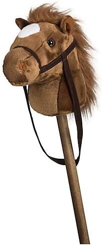 Photo 1 of  Plush Stick Horse Brown **STOCK IMAGE REFER. ONLY/SEE PHOTOS** *PROD. SIMILAR*
