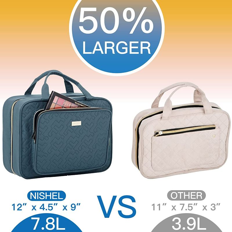 Photo 1 of NISHEL Travel Toiletry Bag **STOCK IMAGE REFER ONLY/SEE PHOTOS (PROD. SIMILAR)**