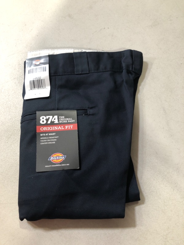 Photo 2 of Dickies Men's Original 874 Work Pant 44W x 32L Dark Navy