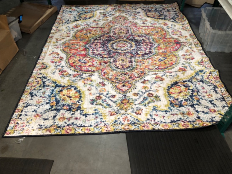 Photo 3 of  Machine Washable Rug 8'x10' Vintage Design Washable Area Rug