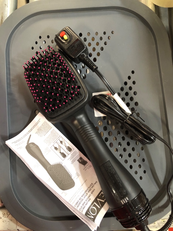 Photo 2 of USED - Revlon One-Step Hair Dryer and Styler | Detangle, Dry, and Smooth Hair, (Black)