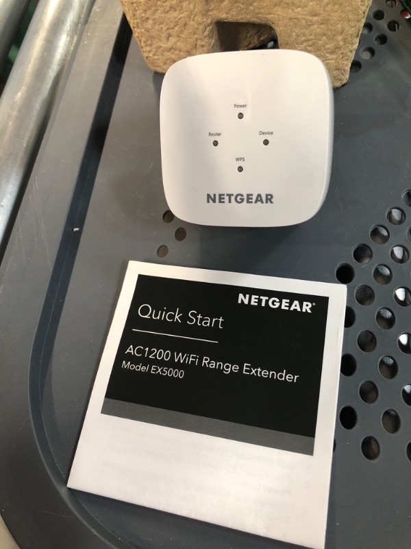 Photo 2 of NETGEAR WiFi Range Extender EX5000 - Coverage up to 1500 Sq.Ft. and 25 Devices, WiFi Extender AC1200