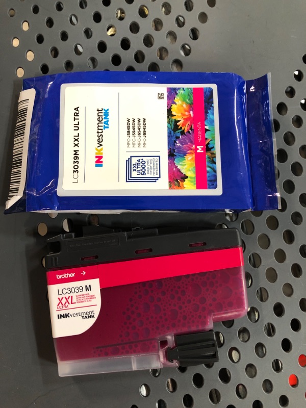 Photo 2 of OPENED Brother Genuine LC3039M, Single Pack Ultra High-Yield Magenta INKvestment Tank Ink Cartridge, Page Yield Up to 5,000 Pages, LC3039, Amazon Dash Replenishment Cartridge