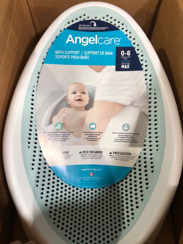 Photo 2 of Angelcare Baby Bath Support (Aqua) | Ideal for Babies Less than 6 Months Old