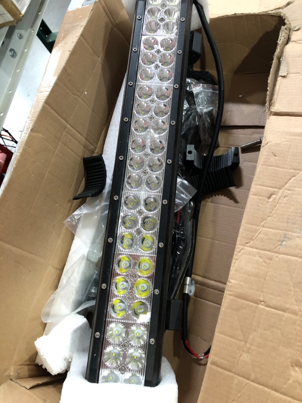 Photo 2 of Nilight Led Light Bar 20Inch 126W Spot Comboh LightBar + Wiring Harness Light Bar