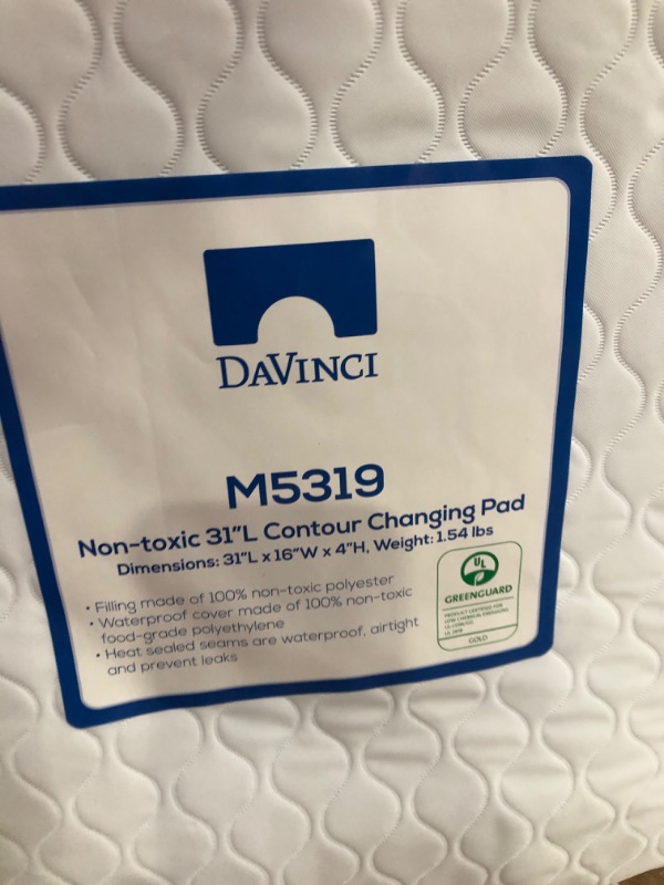 Photo 3 of DaVinci 31" Waterproof Contour Changing Pad 