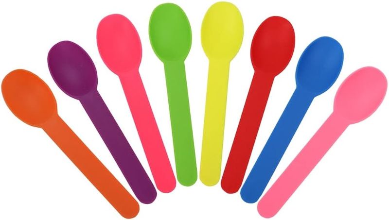 Photo 1 of [1,000 Count] Mixed Heavy Duty Plastic Spoons - Bulk, Disposable, Dishwasher Safe, and Reusable1019363082
