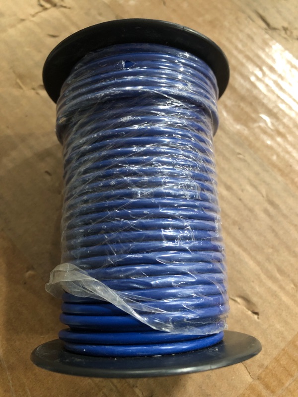 Photo 3 of 12 Gauge Blue Primary Wire - 30 METER SPOOL Blue CONDUCTOR: CCA