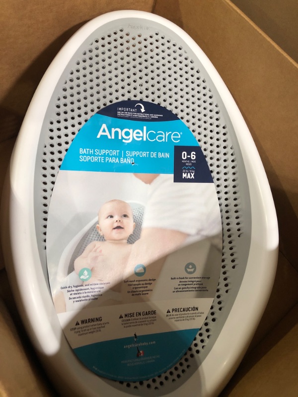 Photo 2 of Angelcare Baby Bath Support (Grey) | Ideal for Babies Less than 6 Months Old