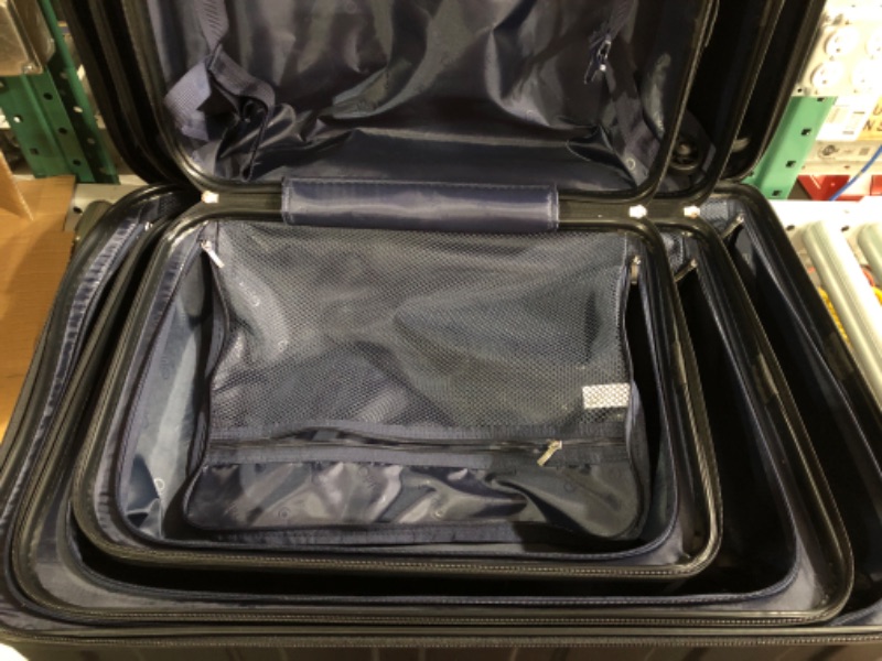 Photo 1 of USED - COOLIFE Luggage 3 Piece Set Suitcase Spinner Hardshell Lightweight TSA Lock 4 Piece Set