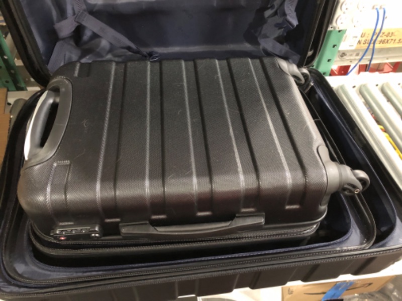 Photo 1 of USED - COOLIFE Luggage 3 Piece Set Suitcase Spinner Hardshell Lightweight TSA Lock 4 Piece Set