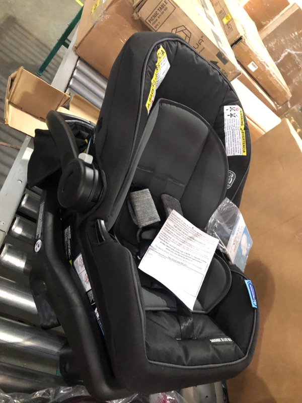 Photo 4 of Graco Modes Pramette Travel System, Includes Baby Stroller with True Pram Mode, Reversible Seat, One Hand Fold, Extra Storage, Child Tray and SnugRide 35 Infant Car Seat, Ellington Pramette Ellington