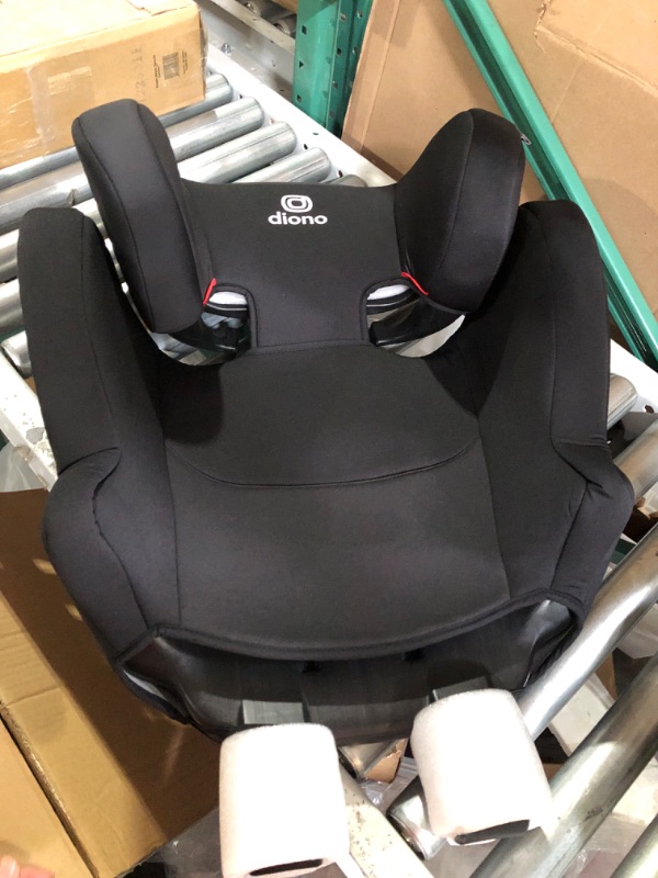 Photo 4 of Diono Cambria 2 XL 2022, Dual Latch Connectors, 2-in-1 Belt Positioning Booster Seat, High-Back to Backless Booster with Space and Room to Grow, 8 Years 1 Booster Seat, Black NEW! Black