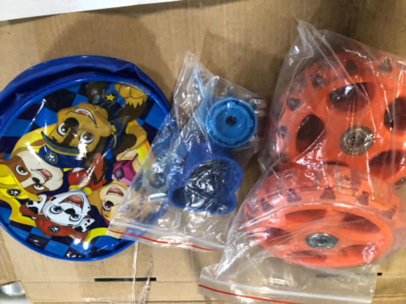 Photo 2 of **FOR PARTS OR REPAIR**MISSING PARTS**
PlayWheels PAW Patrol 3-Wheel Scooter with Light Up Wheels