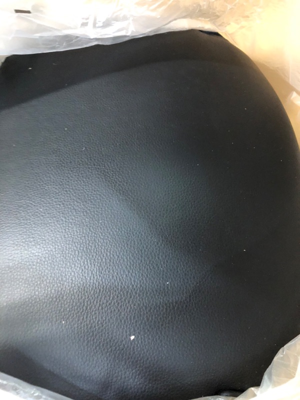 Photo 5 of - SEALED IN PLASTIC OPEMNED TO TAKE PHOTOS- SEE PHOTO  Boss® Captain's Guest Armchair; With Casters, Black