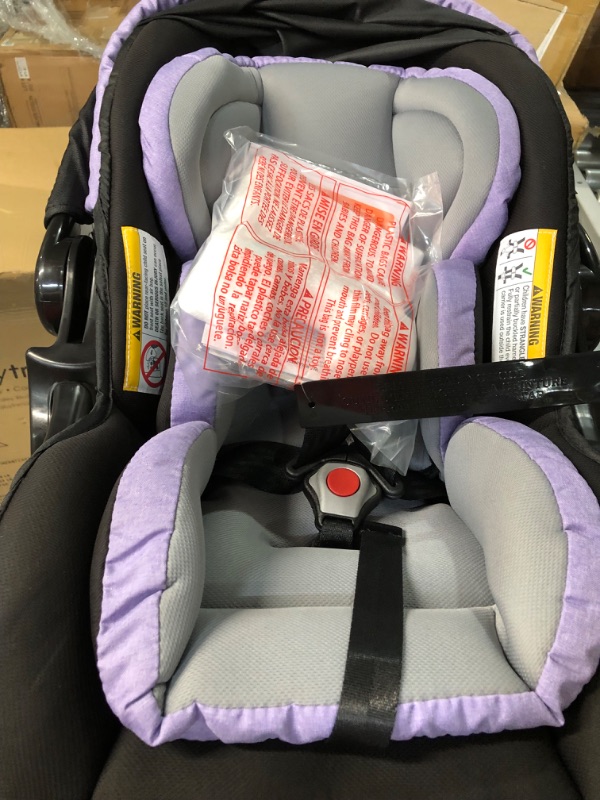 Photo 4 of Baby Trend Secure Snap Tech 35 Infant Car Seat, Lavender Ice 16.5x16.25x28.5 Inch 