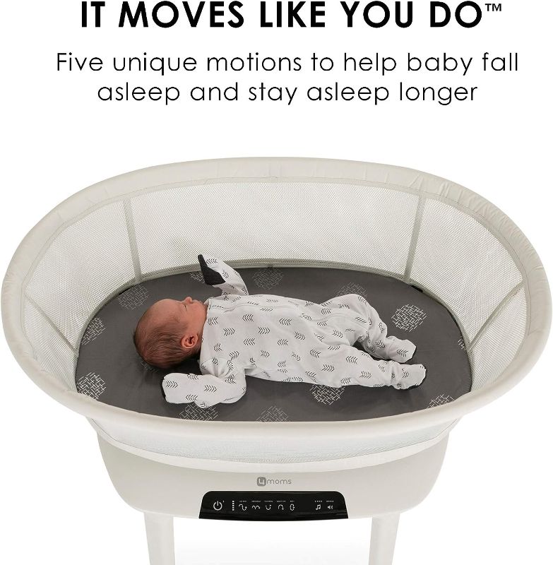 Photo 2 of ++Factory packaged++  4moms MamaRoo Sleep Bassinet, Adjustable Features - 5 Motions, 5 Speeds, 4 Soothing Sounds and 2 Heights
