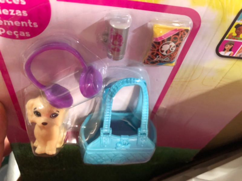 Photo 2 of ++Missing some accessories++  Barbie Dreamplane Airplane Toys Playset with 15+ Accessories Including Puppy, Snack Cart, Reclining Seats and More Standard