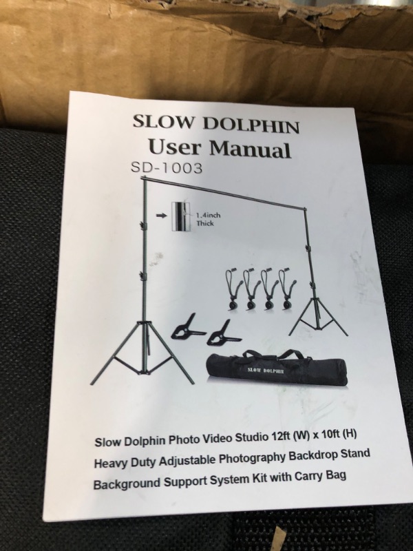 Photo 3 of SLOW DOLPHIN Photography Background Support 12ft x 10ft 