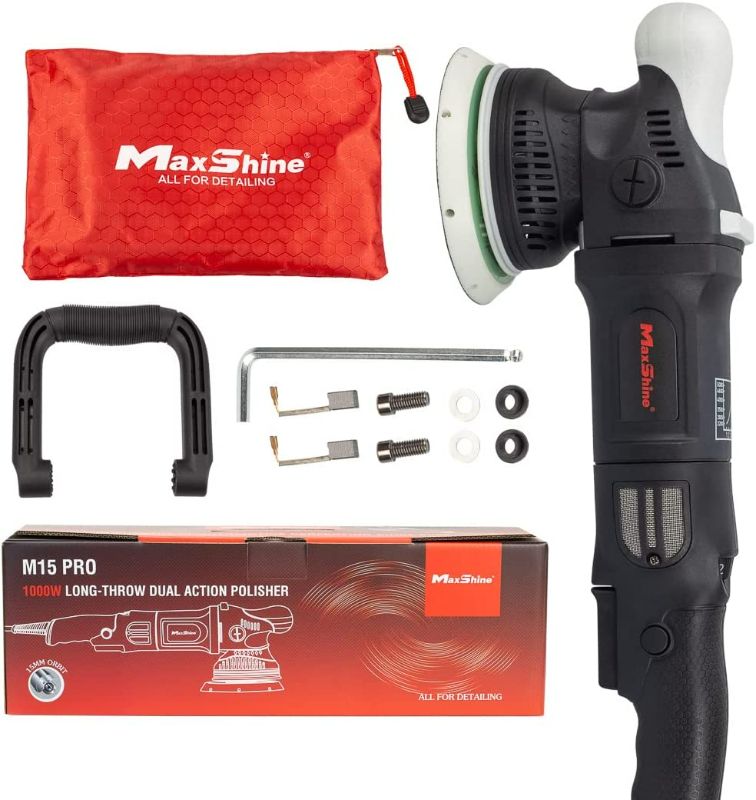 Photo 1 of Maxshine M15 Pro Series II Dual Action Polisher with Powerful 1000W Motor for Car Detailing, Variable 6 Speed Dial