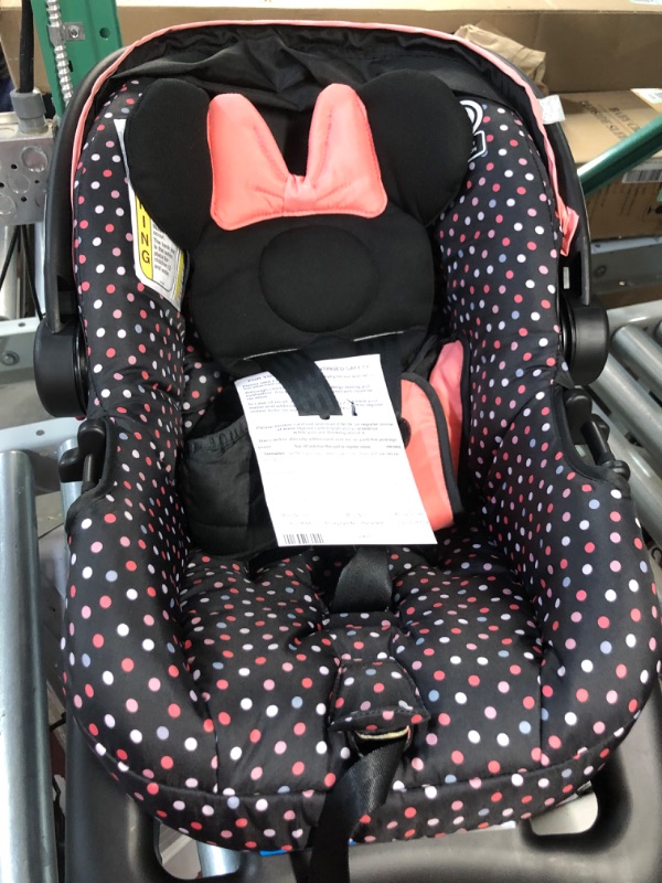 Photo 3 of Disney Baby Pronto! Belt-Positioning Booster Car Seat, Belt-Positioning Booster: 40–100 pounds, Minnie Dot Party