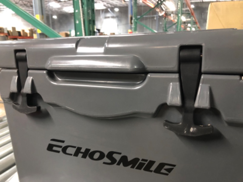 Photo 2 of *SEE NOTES* EchoSmile 25 quart Rotomolded Cooler, Grey