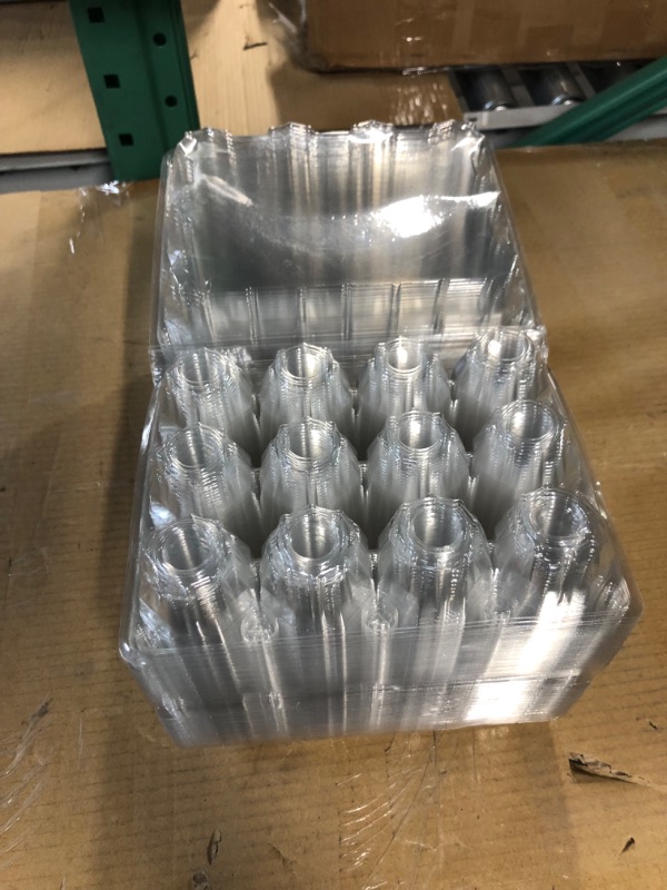 Photo 3 of *SEE NOTES* Egg Cartons 50 Pack, Clear