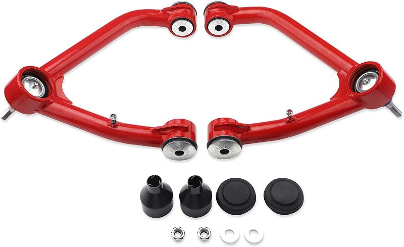 Photo 1 of *SEE NOTES* YIZBAP Front Upper Control Arms with Ball Joint, 2-4" Lift Suspension Adjustable Tubular Control Arms (Red)