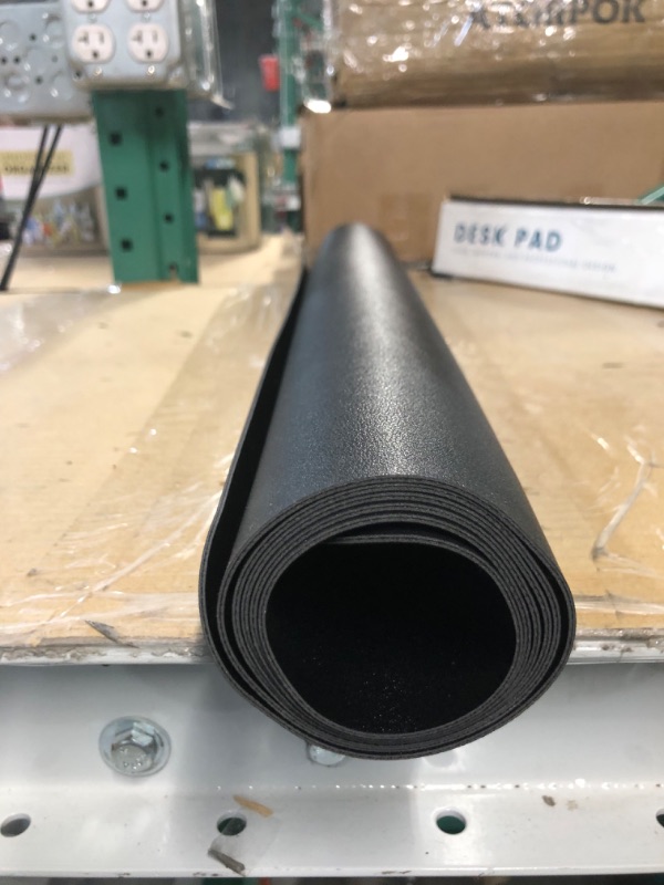Photo 1 of Leather Desk Pad 44" x 22", Vine Creations Office Desk Mat Waterproof Black