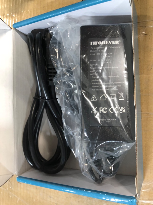 Photo 2 of TJFOREVER 45W 19.5V 2.31A Laptop Power Adapter Charger 