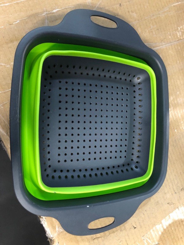 Photo 2 of *SEE NOTES* ZGQ18 Square Filter Retractable Folding Drain Basket, Green 