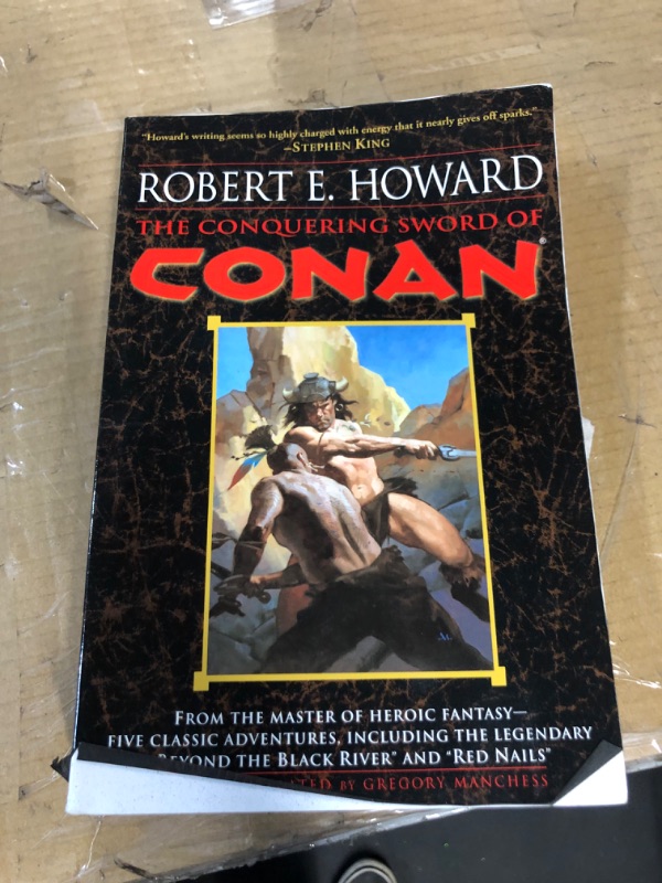 Photo 2 of *USED - FRONT COVER DAMAGED* The Conquering Sword of Conan (Conan of Cimmeria, Book 3)